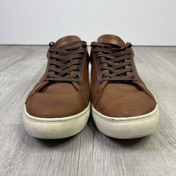 Thursday Everyday Handmade Shoes Mens 12 Brown Leather Lace Up Casual Luxury F - Picture 2 of 10